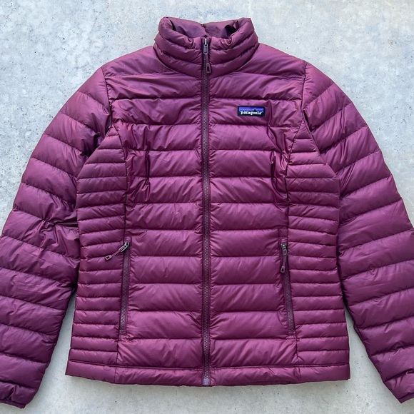 Patagonia Down Sweater Zip Up Jacket Packable Coat Women’s Small - Picture 2 of 10